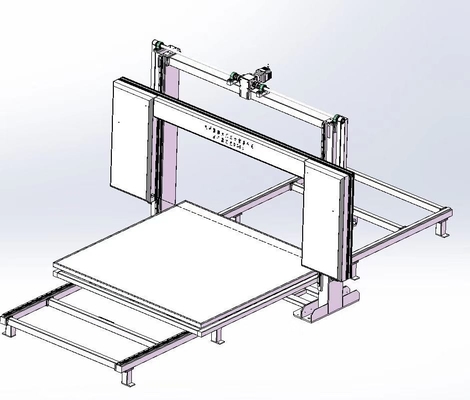 Cortador vertical da lâmina do CNC Vibrition para a espuma flexível reencadernada 4kw 380V 50HZ