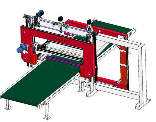 máquina de corte dupla DTC-SD2012 do CNC da lâmina 10m/Min de 380v 50hz