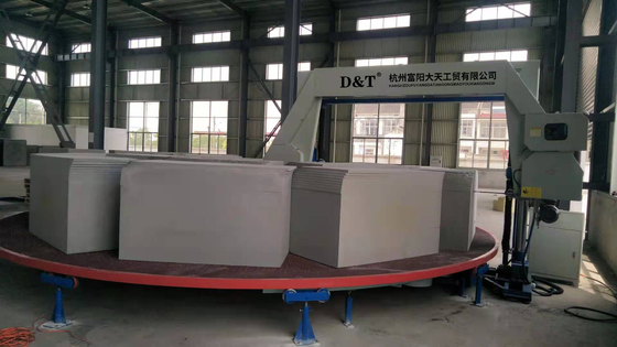 Máquina de corte horizontal da esponja do círculo para a espuma flexível do plutônio Quadrate