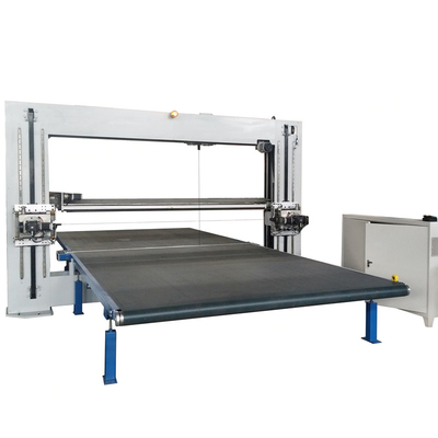 Máquina de corte de esponja horizontal CNC para espuma PU lâmina oscilante automática