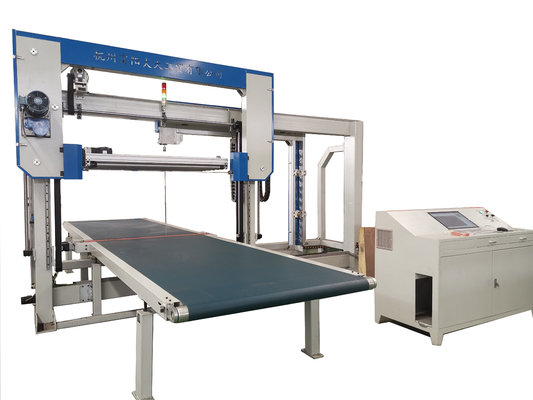 A máquina de corte horizontal da esponja do CNC espuma a lâmina de oscilação 6kw automático do plutônio