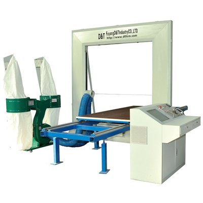 máquina de corte horizontal do contorno do CNC da 2D forma para o poliuretano