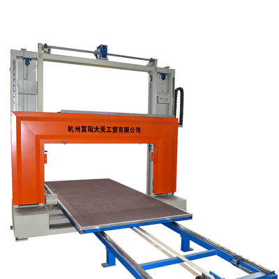 máquina de corte horizontal do contorno do CNC da 2D forma para o poliuretano