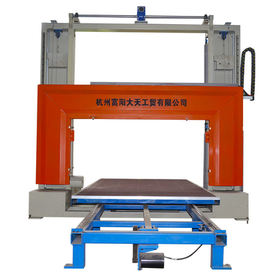 máquina de corte horizontal do contorno do CNC da 2D forma para o poliuretano