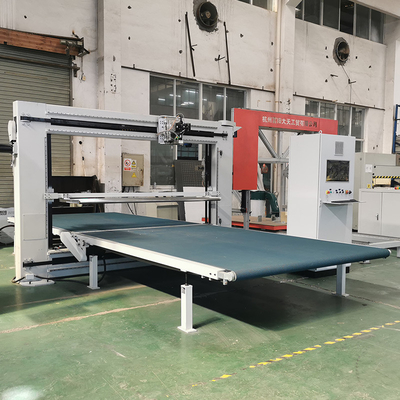 Máquina de corte de contorno de espuma oscilante de lâmina dupla DTC-SD2012 para esponja de espuma PU