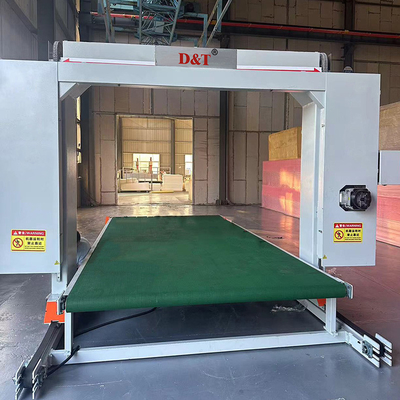 Máquina de CNC de corte de espuma horizontal de poliuretano de alta velocidade para folha de esponja