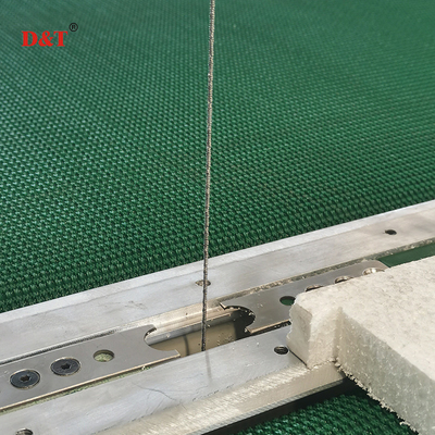 Máquina de corte de espuma de PU de alto desempenho com faca de fio de 5 rodas e sistema de controle inteligente