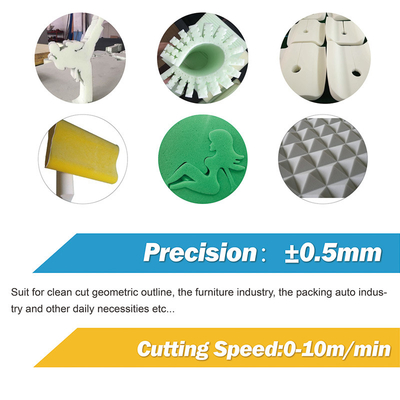 Solução inteligente de corte de espuma: faca de oscilação dupla CNC avançada para indústrias de móveis, embalagens e brinquedos