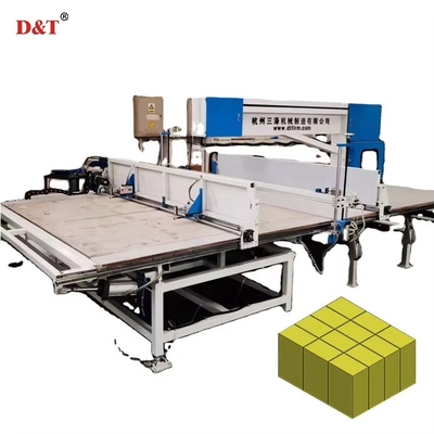 Máquina de corte vertical automática para algodão EVA/perla e esponja com plataforma de trabalho de amolecimento único