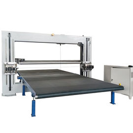 Máquina de corte hidráulica da espuma de poliuretano da lâmina dupla horizontal e vertical do CNC automático