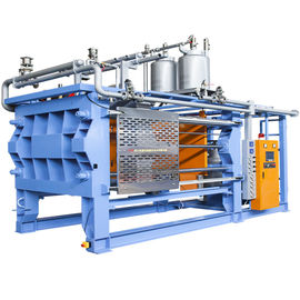 Tipo decorativo automático azul da ejeção da parte traseira da máquina de molde da forma do EPS do painel