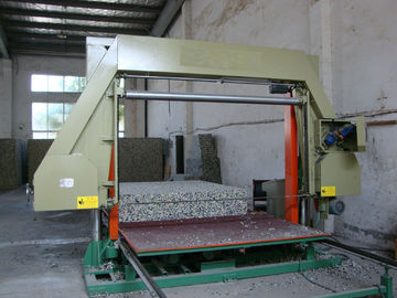 Máquina do corte por blocos do plutônio da folha da esponja da espuma horizontal
