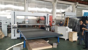 Máquina de corte de oscilação do contorno da lâmina dupla do CNC para cortar as formas 3D