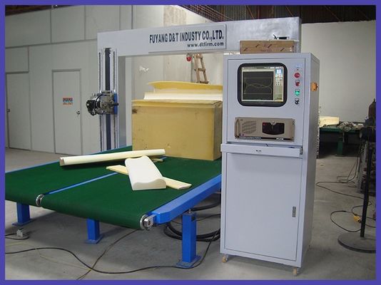 Máquina de corte de oscilação 6kw de alta velocidade do contorno do CNC da lâmina