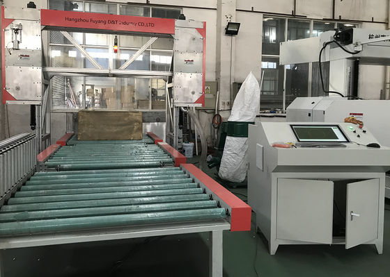 Máquina de corte CNC 10m/min 3D para espuma semirrígida com mesa de trabalho a vácuo
