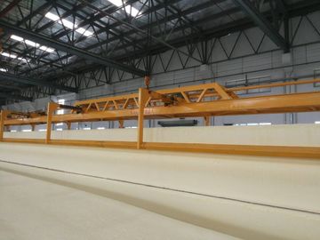 Linha de produção contínua horizontal unidade longa da máquina da espuma do bloco de espuma da braçadeira
