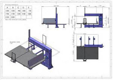 A máquina de corte personalizada da esponja do elevado desempenho, circunda o cortador horizontal