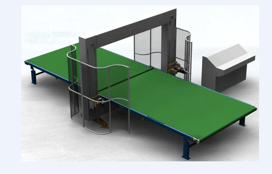 Cortador vertical da lâmina do CNC Vibrition para a espuma flexível reencadernada 4kw 380V 50HZ