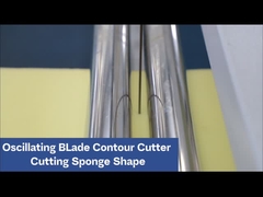 Máquina de corte CNC de espuma de PU horizontal de lâmina dupla automática