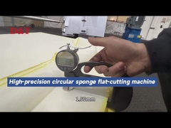 Máquina de corte de espuma circular de PU redonda Digital, Corte horizontal redonda