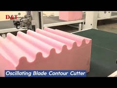 Máquina Automática de Corte de Esponja CNC com Lâmina Oscilante para Esponja de Látex