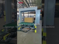 Máquina de corte rígida horizontal da espuma da esponja do CNC automática