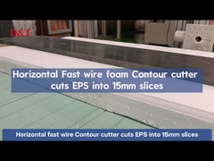 Cortador CNC Horizontal de Fio Rápido para Espuma Rígida Cortando EPS em folhas de 15mm