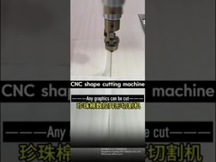 40m/Min espuma vertical máquina de corte CNC esponja cortar formas 2D